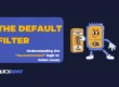 Illustration explaining the default “Recommended Tickets” filter in ticket resale platforms with a QuickAsyst ticket mascot switching between recommended and all ticket listings.
