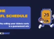 QuickAsyst NFL ticket resale graphic explaining how to sell football tickets faster across multiple marketplaces with automated ticket resale tools